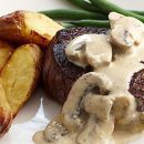 آموزش آشپزی با قارچ - طرز تهیه فیله مینیون با سس قارچ - فیله استیک