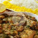 آموزش آشپزی با قارچ خورشت قارچ و جعفری با مرغ