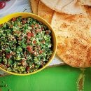 آموزش آشپزی با قارچ - طرز تهیه سالاد تبوله با قارچ - سالاد لبنانی