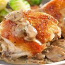 آموزش آشپزی با قارچ - طرز تهیه مرغ قالبی با قارچ