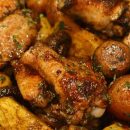 آموزش آشپزی با قارچ - طرز تهیه خوراک بال مرغ و قارچ