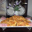 آموزش آشپزی با قارچ - طرز تهیه خوراک ژامبون و قارچ