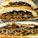 آموزش آشپزی با قارچ - طرز تهیه نان شکم پر با قارچ یا رولت قارچ - غذای گیاهی