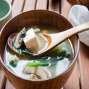 آموزش آشپزی با قارچ - طرز تهیه سوپ پنیر سویا با قارچ - سوپ توفو