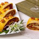آموزش آشپزی با قارچ - طرز تهیه رولت قارچ و گوشت چرخ کرده