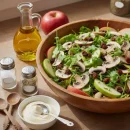 آموزش آشپزی با قارچ - طرز تهیه سالاد قارچ و آویشن