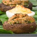 آموزش آشپزی با قارچ - ویدیوی طرز تهیه پیتزا لقمه قارچ شکم پر