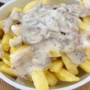 آموزش آشپزی با قارچ - ویدئوی طرز تهیه سیب زمینی مخصوص با سس قارچ