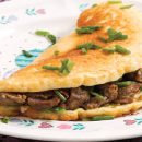 آموزش آشپزی با قارچ - طرز تهیه خوراک دل مرغ با قارچ