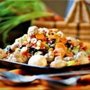 آموزش آشپزی با قارچ - طرز تهیه سالاد ژامبون و قارچ