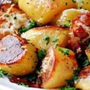 آموزش آشپزی با قارچ - طرز تهیه خوراک سیب زمینی و قارچ