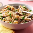 طرز تهیه نخود پلو با قارچ - غذای گیاهی