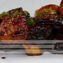 خوراک قارچ شاه صدف با سس کره سویا