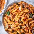 طرز تهیه ماکارونی با قارچ - ماکارانی با قارچ