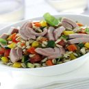 آموزش آشپزی با قارچ - طرز تهیه سالاد تن ماهی و قارچ