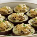 طرز تهیه فینگر فود بادمجان و قارچ و پنیر