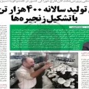 مصاحبه روزنامه سبزینه با دبیر انجمن صنفی قارچ خوراکی درخصوص نقش زنجیره تولید در توسعه بنگاه‌های اقتصادی اگر موانع صادرات کشورمان در سال 99 رفع شود