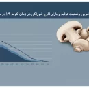 عکس مربوط به مقاله خبری آخرین وضعیت تولید و بازار قارچ خوراکی در سال 99 است. بی‌رمق شدن بازار قارچ در دوران کرونا