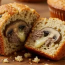 طرز تهیه مافین جگر مرغ و قارچ