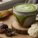 نوشیدنی ماچا قارچ نوشیدنی ماچا قارچ از ترکیب چای سبز ماچا و پودر قارچ های کاربردی