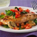 آموزش آشپزی با قارچ - طرز تهیه خوراک ماهی و قارچ