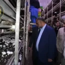 بازدید وزیر جهاد کشاورزی از کارخانه قارچ اورامان سبز (قارچ هستی)